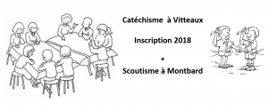 Inscirption scoutisme & catéchisme vitteaux